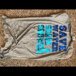 Pink bling tee save water share a shower